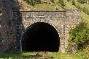 Circum-Baikal Railway. Old railroad tunnel number 7 on the railway. tunnel Second Katorzhansky photo