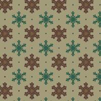 Snowflake on Brown Background vector