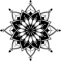 Vintage Rose Mandala vector