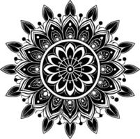 Subtle Charm Mandala vector