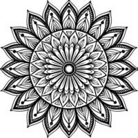 Serene Simplicity Mandala vector