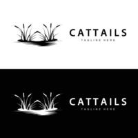 Cattail Design Simple vector