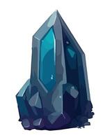 Shiny gemstone , symbol of wealth and luxury isolated vector