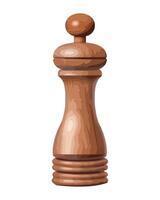 Antique pepper mill creativity to kitchen utensil isolated vector