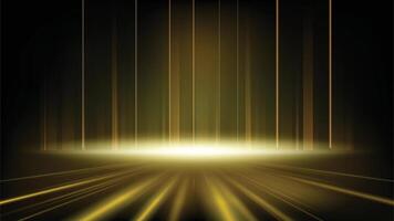 Black and Gold background abstract geometric shapes luxury design vector