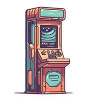 game machine casino tech icon isolated vector