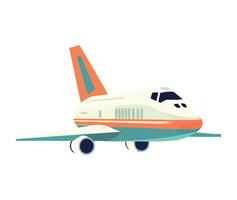 colorful spaceship futuristic space vehicle isolated vector