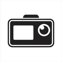 Camera icon. and glyph vector