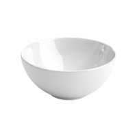Empty transparent bowl isolated on a clean transparent background, perfect for food presentations or culinary styling, empty bowl isolated on transparent background png