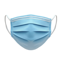 Surgical mask isolated on a clean transparent background highlighting its design and purpose for health protection, surgical mask isolated on transparent background png