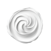 Swirling transparent cosmetic cream on a pristine transparent background in a visually appealing design, transparent Cosmetic Cream Swirl on transparent background png
