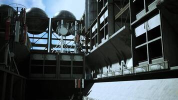 Tall Concrete Building With Numerous Windows video