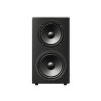 High-quality audio speaker isolated on a transparent background for showcase purposes, audio speaker isolated on transparent background png