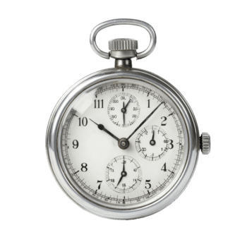 klassisk stoppur på en transparent bakgrund visa upp invecklad tidpunkt funktioner för exakt mått, typisk stoppur isolerat på en transparent bakgrund png