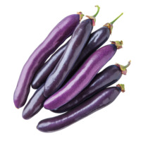Fresh purple beans displayed on a clean transparent background highlighting their vibrant colors and unique shape, purple beans on transparent background png