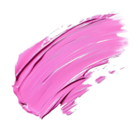 Vibrant pink paint brushstroke isolated on a clean transparent background showcasing artistic expression in color, pink color paint brushstroke isolated on transparent background png