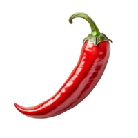 Sliced red chili pepper isolated on a transparent background showcasing its vibrant color and texture for culinary use, Slice red chili isolated on transparent background png