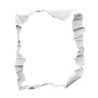 Torn pieces of paper arranged on a transparent background with a transparent hue, a sheet of paper torn to pieces on transparent backgroundfile png