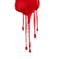 Blood dripping down against a stark transparent background creating a striking visual contrast, Blood Dripping On transparent background png