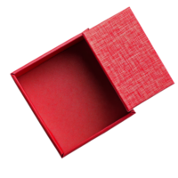 A vibrant red open gift box on a clean transparent background ready for presents and surprises, Red open gift box isolated on transparent background png