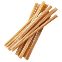 Salt sticks arranged neatly on a plain transparent background, perfect for snacking or adding flavor to dishes, saltsticks isolatedn on transparent background png
