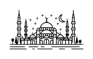 Turkey building icon, Turkey building on white background. vector