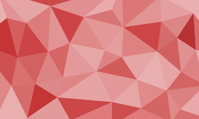 Abstract irregular polygon background in light red color. triangle pattern design