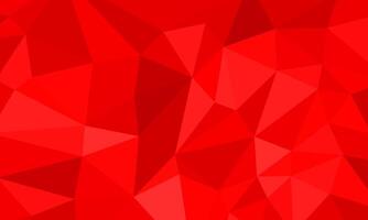 Red flat polygon abstract shape. Irregular triangle pattern element texture design. Suitable for backdrop banner, cover, website, advertising, idea, decoration, page vector