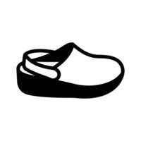 Comfortable mules with a backless design for easy wear vector