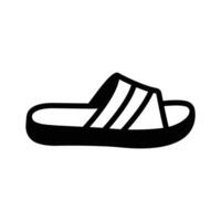 Get this amazing icon of chappal in modern style vector