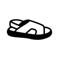 Modern ankle strap slides designed for comfort and style vector