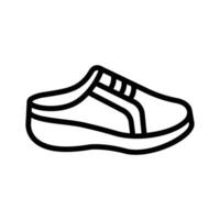 Slip on shoes designed for active and comfortable wear vector