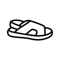 Modern ankle strap slides designed for comfort and style vector