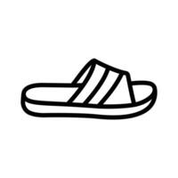 Get this amazing icon of chappal in modern style vector