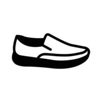 Easygoing loafers that pair well with a casual look vector