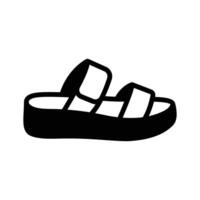Get this amazing icon of chappal in modern style vector