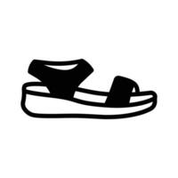Get this amazing icon of sandal in modern style vector