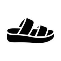Get this amazing icon of chappal in modern style vector