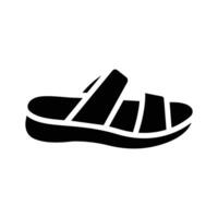 Comfortable platform sandals, ideal for summer and casual wear vector