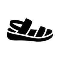 Trendy icon of sandals in editable design vector
