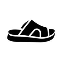 Open toe slides for casual wear and warm weather outings vector