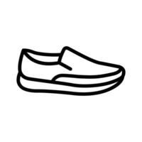 Easygoing loafers that pair well with a casual look vector