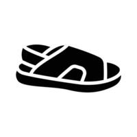 Modern ankle strap slides designed for comfort and style vector