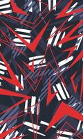 Abstract pattern background for sublimation sports jersey vector