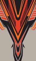 Abstract geometric modern background for sublimation jersey vector