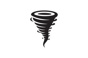 Tornado icon illustration on white background vector