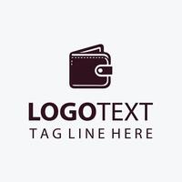 Slim Secure Wallet Money Logo vector
