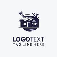 The Wilderness Hut vector
