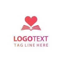 Open Book with Sprout Logo vector