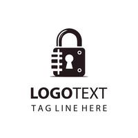Code Lock Logo Design vector